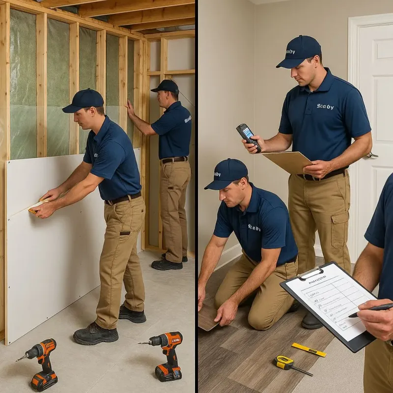 Repairs and Reconstruction process in Haywood County, NC